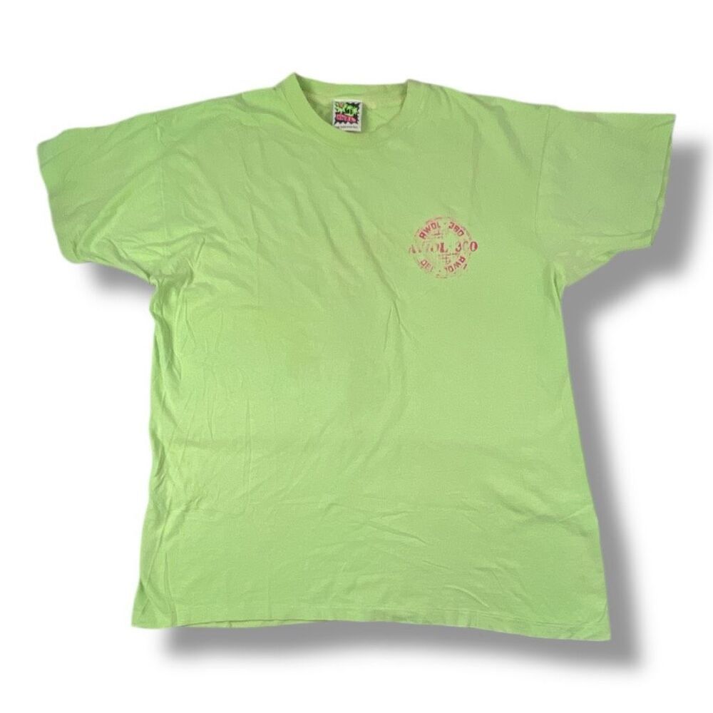 Vintage AWOL Green Single Stitch T-Shirt One Size Extra Large